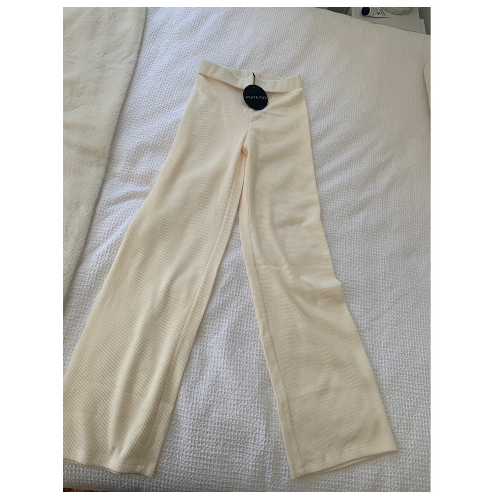 Brand new with tags - white fox knit pants